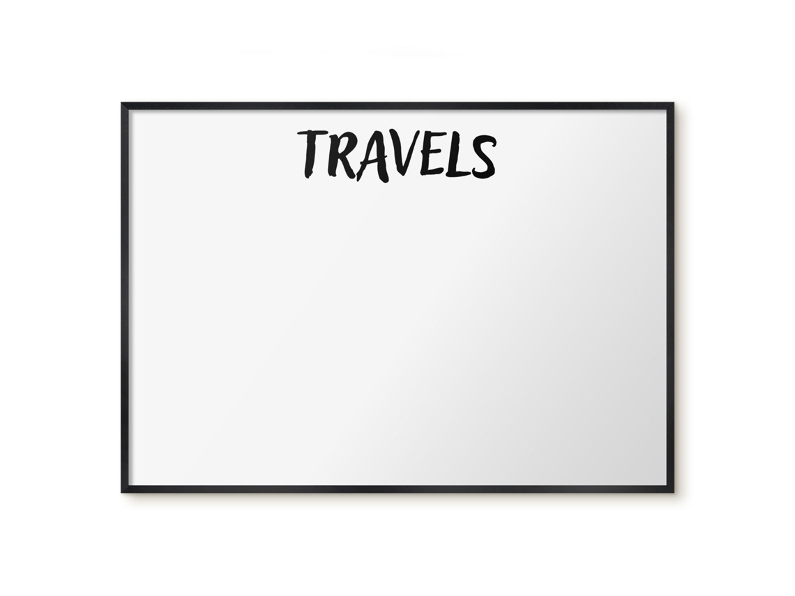 Magnetic Board Travels For The Living Room Espelharte (100x70 Cm)