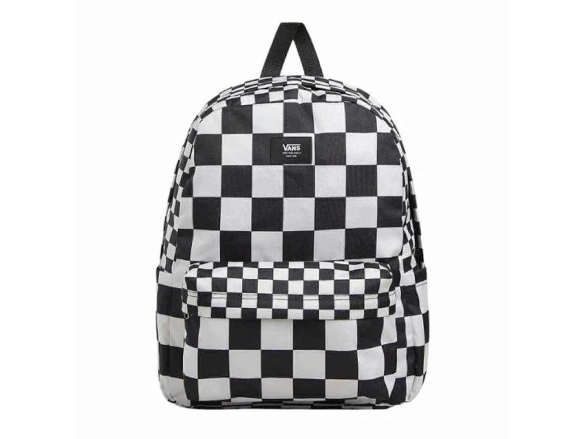 Mochila Escolar VANS Old Skool Check Backpack VN000H4X3M41 (Preto)