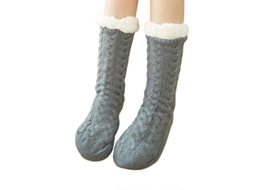 Meias Chinelos Femininos Felpudas, Macias, Fofinhas E Aconchegantes Para O Inverno, Em Fleece, Grossas, Confortáveis​​e Antiderrapantes, Perfeitos Para Par