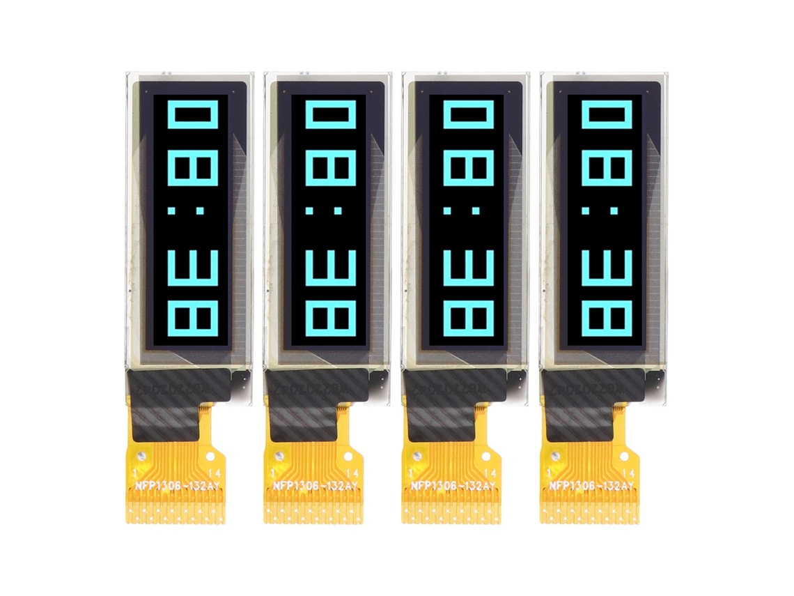 Módulo Display 0.91" Oled 14pin Iic 128x32 Azul 4pcs