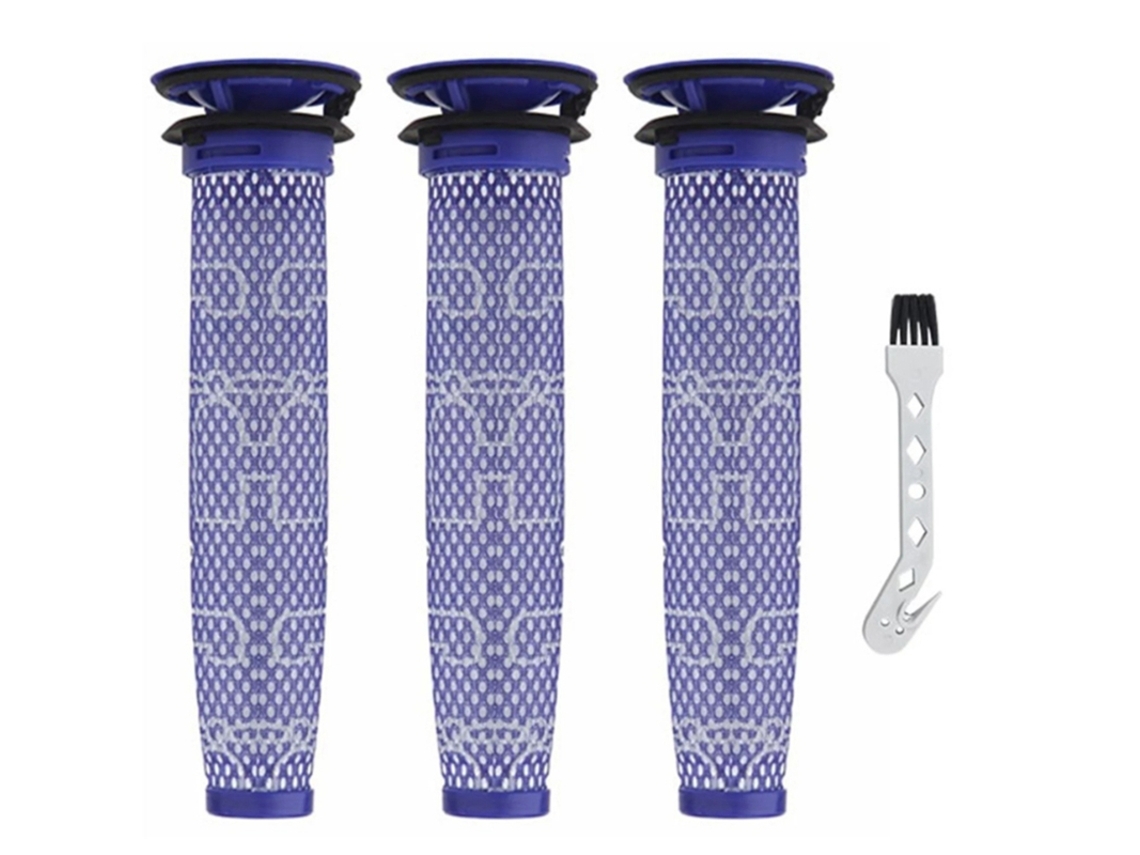 Acessório para Aspiradores DYSON 3un pré-Filtro Dc58 Dc59 Dc61 Dc62 V6 V7 V8 Filtros 965661-01