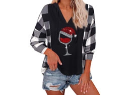 Laxiscreed Camiseta Feminina De Manga Curta Preta Com Estampa De Filme De Terror Para Halloween