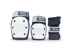 Heavy Duty Triple Pad Set Branco Azul Srekd Protection