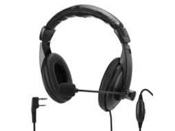 Auriculares supraaurales manos libres con cancelación de ruido, micrófono PTT y para walkie talkies y radios portátiles S/MARCA