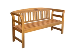 Vidaxl Banco De Jardim 157 Cm Madeira Acácia Maciça