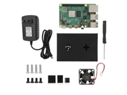 Kit Raspberry Pi 4b Com Estojo De Metal, Incluindo Cooler, Fonte De Alimentação E Chave De Fenda