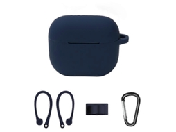 Conjunto de Capas de Silicone para Fones de Ouvido Bluetooth Airpods 3, Cor: Meio dia azul. GIECY