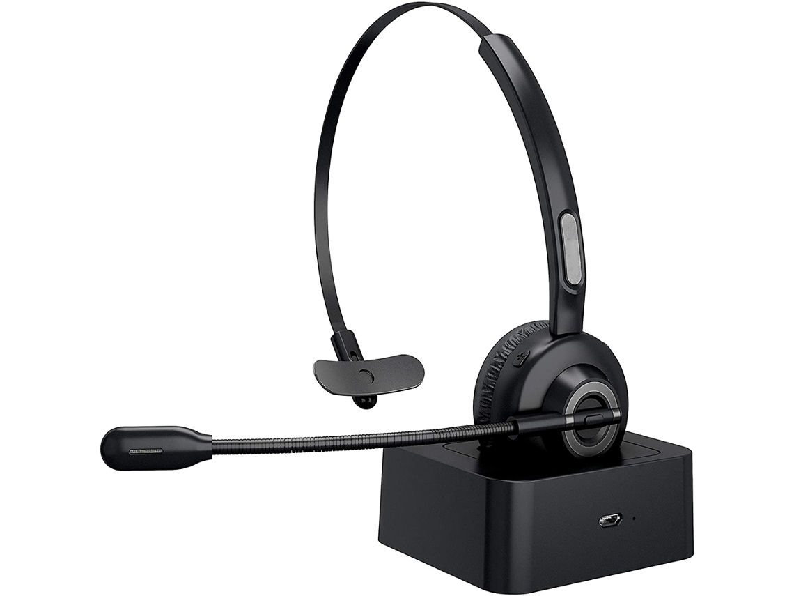 Fone De Ouvido Profissional Sem Fio Com Microfone, Som Cristalino, Cancelamento De Ruído Ambiente, Tecnologia De Carregamento Rápido Para Escritório, RNEMITERY
