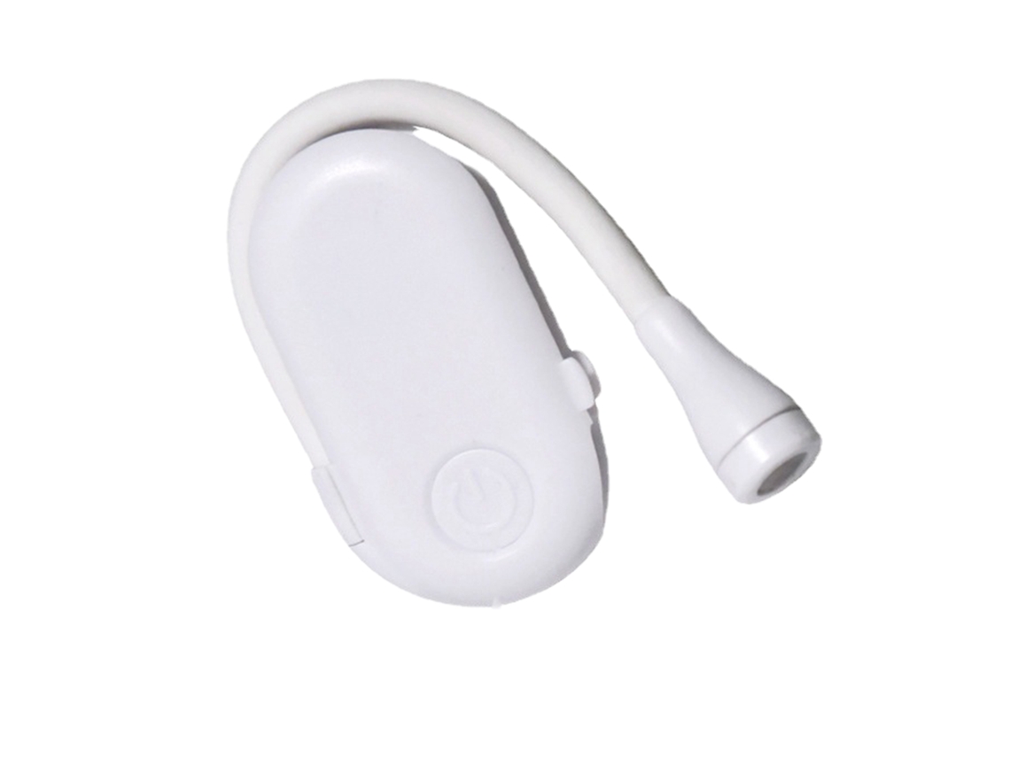 2026 luz de Leitura Portátil Clip on com Iluminação Regulável e Carregamento Usb 5v 1a para Leitura Noturna na Cama Branca