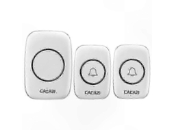 Campainha Inteligente Sem Fio Com Controle Remoto E Design À Prova D'água, Compatível Com Alertas De Segurança Residencial.