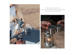 Copo de Café Sierra Inox 160ml para Camping e Passeios