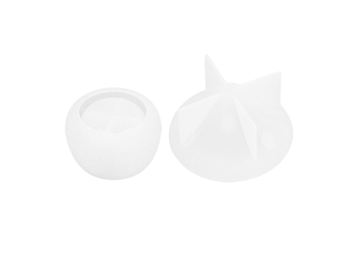 Mali molde de Silicone Reutilizável para Potes com Tampa Cogumelo Diy para Cera Vela Sabão