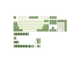 Pbt Matcha Keycaps 124 Teclas Oem Altura Duas Cores Retroiluminado Conjunto De Teclas Duplas
