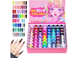 Kit de Verniz Gel Secagem Rápida com 60 Núcleos - Produtos De Beleza