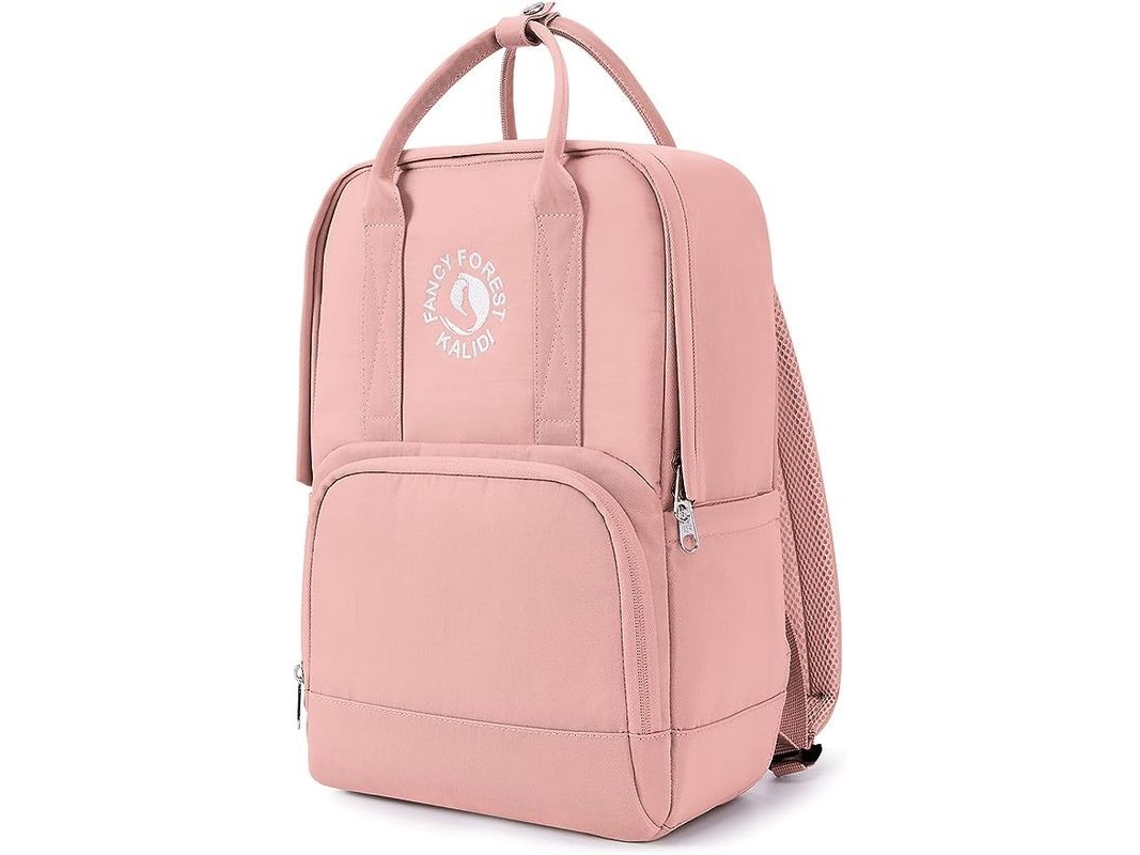 2026-mochila Grande Impermeável Para Laptop Casual Leve Viagem Adequada Para Notebook De 15,6 Polegadas Rosa