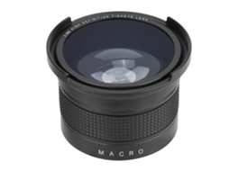 Lente Fisheye De Ângulo Largo Universal 52mm 0.35x Com Tampa E Capa Para Câmera Slr Dslr