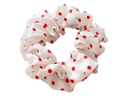 Coruja Clássica Para Cabelo De Algodão Doce Com Ervilha Retro Chic Vermelho