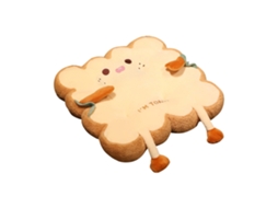 Almofada de Pão Cute Toast Pelúcia Macia Travesseiro Soft Cushion Presente para Crianças Adultos | S/MARCA