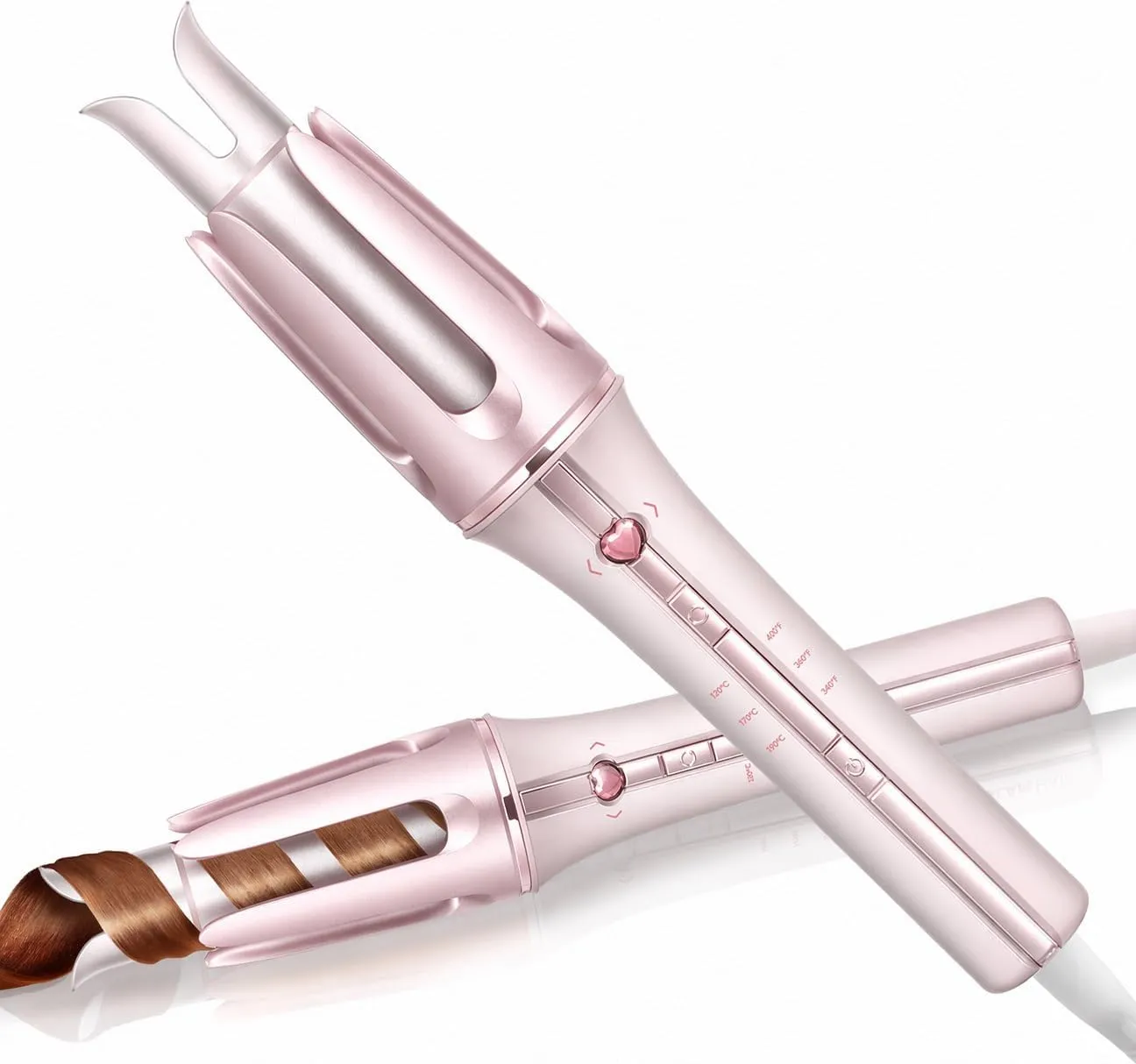 Modelador Automático De Cachos 25mm Ideal Para Cachos Pequenos Czhhmart Rosa