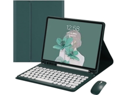 Capa Para Teclado E Mouse, Teclado Retrô Colorido Com Teclas Redondas, Cores Doces E Fofas, Teclado Removível. Everley891