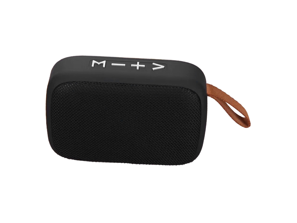 Caixa De Som Bluetooth Mini Portátil Com Subwoofer Estéreo E Suporte A Cartão De Memória Preta