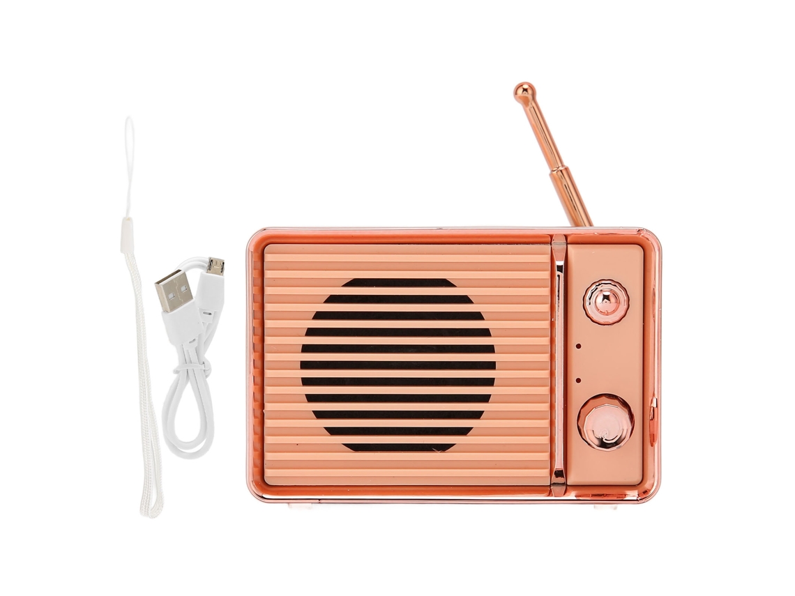 Caixa de Som Bluetooth EOOCOO (sem Fio, Portátil, Mini, Retrô)