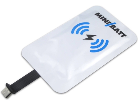 Carregador cartão  QI Micro USB