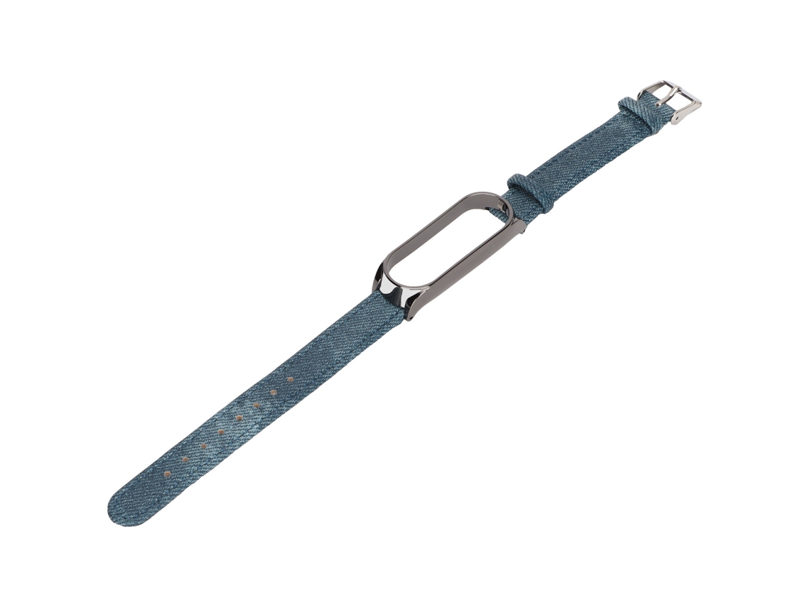 Aetheria correia de Relógio Jeans para Xiaomi Mi Band 6/5 Nfc, Pulseira de Substituição Estilo Clássico