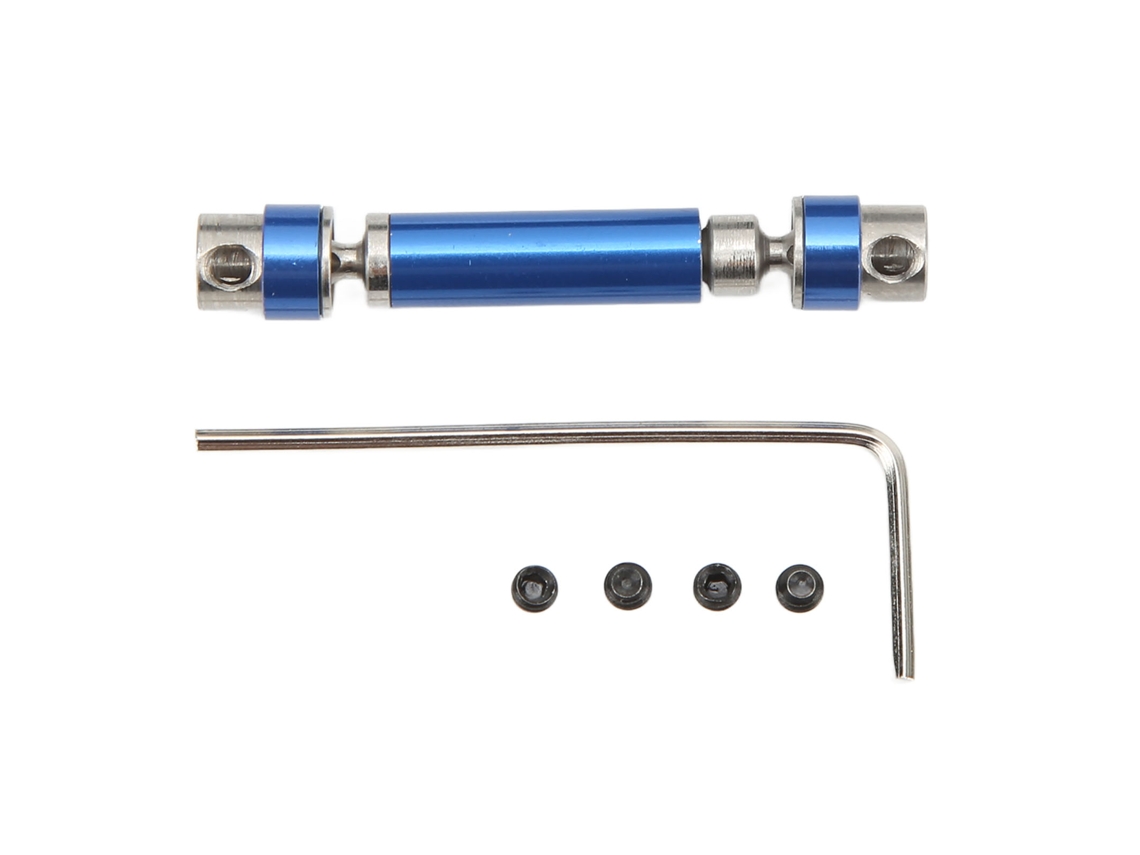 Eixo de Transmissão de Aço para Carro RC Axial 45-60mm Azul Escuro S/MARCA