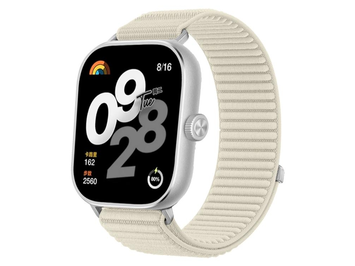 Bracelete para Redmi Watch 6/5/4 Nylon Trançado Fecho de Velcro Starlight XIAOMOYU