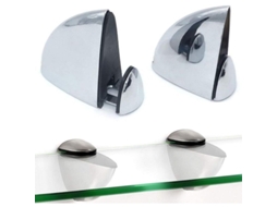 2026 soporte de Estante Ajustable de Metal para Pared de Madera/vidrio 2 Piezas