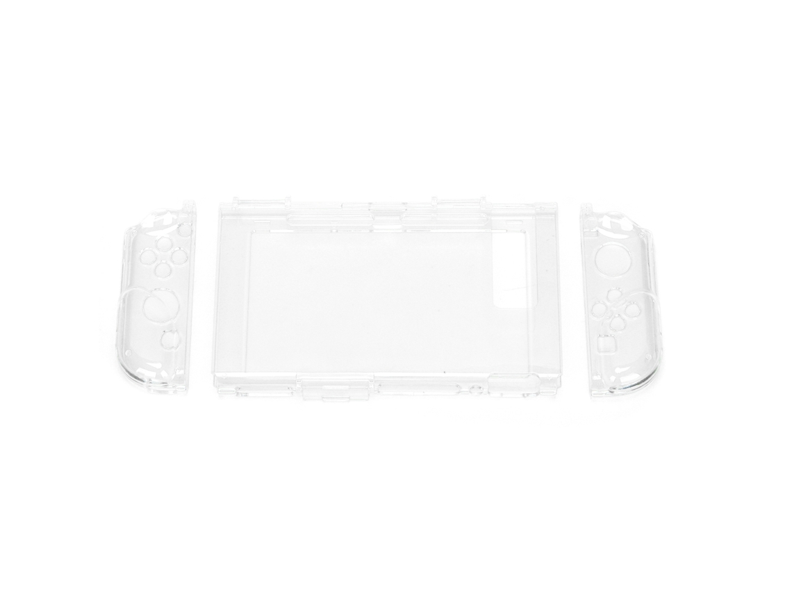 Capa Protetora 3 em 1 Transparente para Switch, com absorção de impacto e proteção contra arranhões CHABERLU