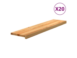 Stair Tread, Stair Treads Vidaxl Marrom Madeira De Carvalho (110 X 25 X 2 Cm)