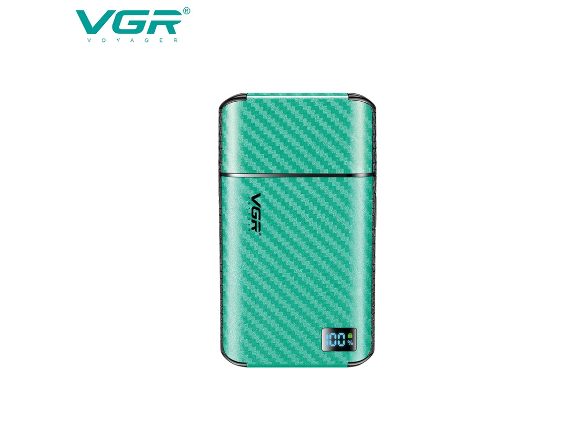 (verde) Barbeador Elétrico Mini Recarregável À Prova D'água