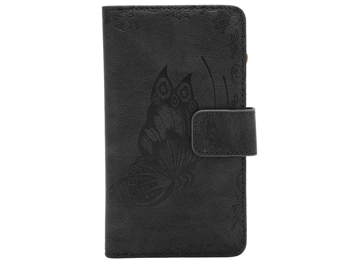 Capa de Couro LAXISCREED para Iphone 12 Pro Preta