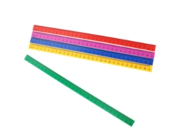 Lurelia Régua Plástica 5 Peças 29cm Com Alta Precisão E Magnética Para Escola