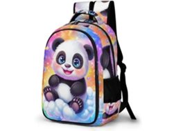 Mochila Escolar Com Estampa Panda Para Meninos Partir De 7 Anos, De Meninas Do 2º Ano, Impermeável