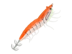 Isca Artificial Camarão Luminoso Laranja