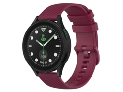 Pulseira De Silicone Quadriculada De 20 Mm