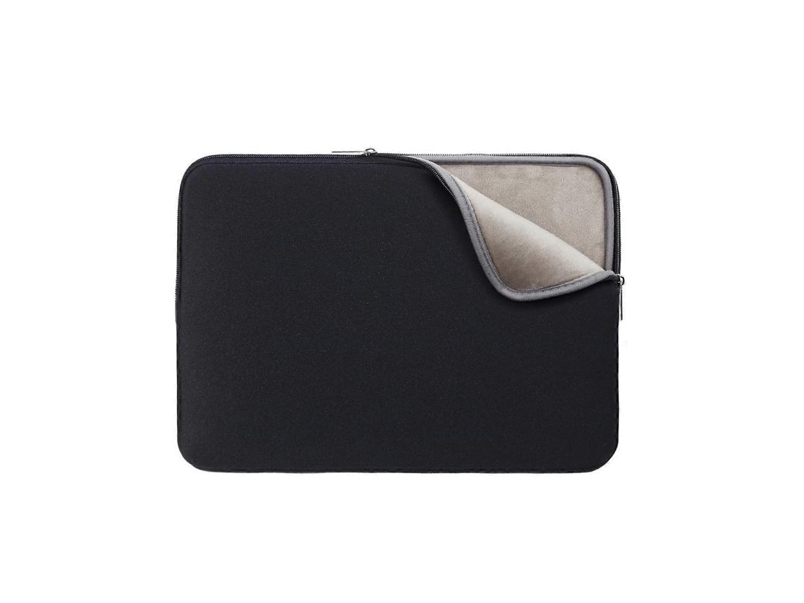 Capa Para Laptop De 15,6 Polegadas, Forro Macio E Acolchoado Com Zíper, Compatível Com Ultrabook De 15,6 Polegadas, Preta Aquaforge