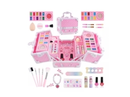Mali kit de Maquiagem Infantil Princesa com Esmalte de Unhas Multicolorido Brinquedo de Beleza