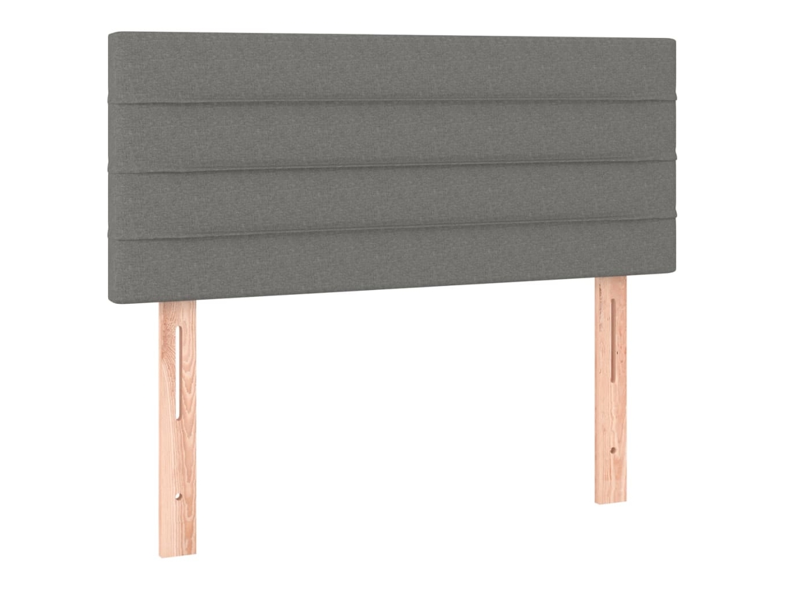 Cabeceira VIDAXL Cinzeto Tecido (100x5x78/88 cm)