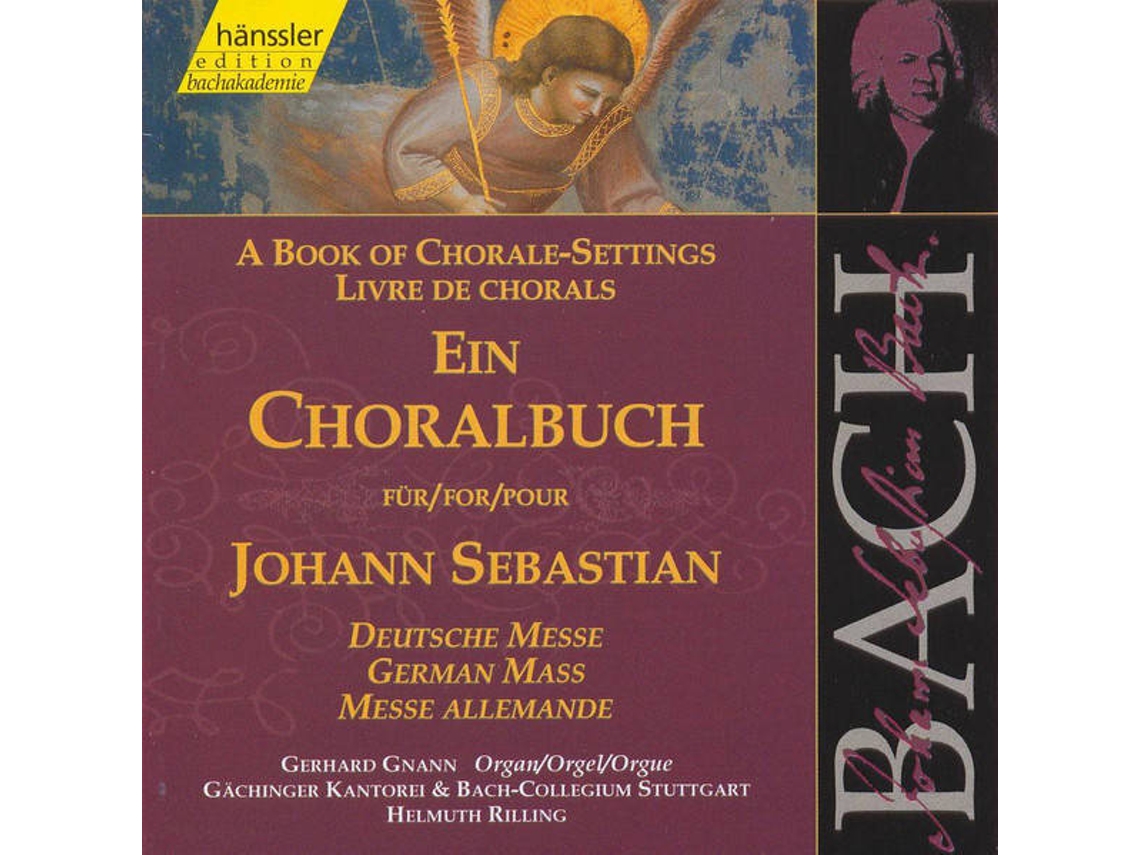 CD A Book Of Chorale Settings For German Masse-Bach Johann Sebsatian - Rilling Helmuth . Gnann Gerhard