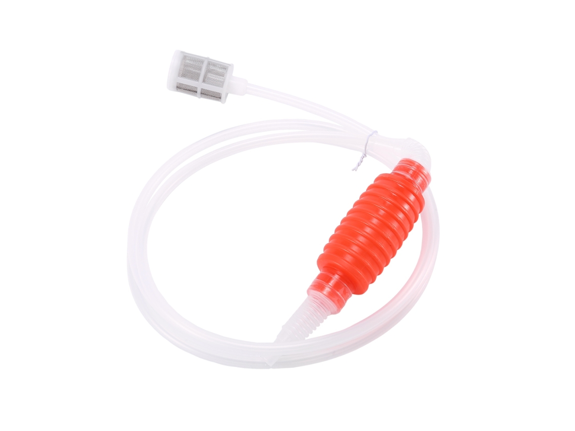Tubo Sifão de 2 Metros para Aquários e Tanques de Peixe Bomba Manual para Transferência de Combustível, Água, Óleo e Líquidos (ideal para Cervej