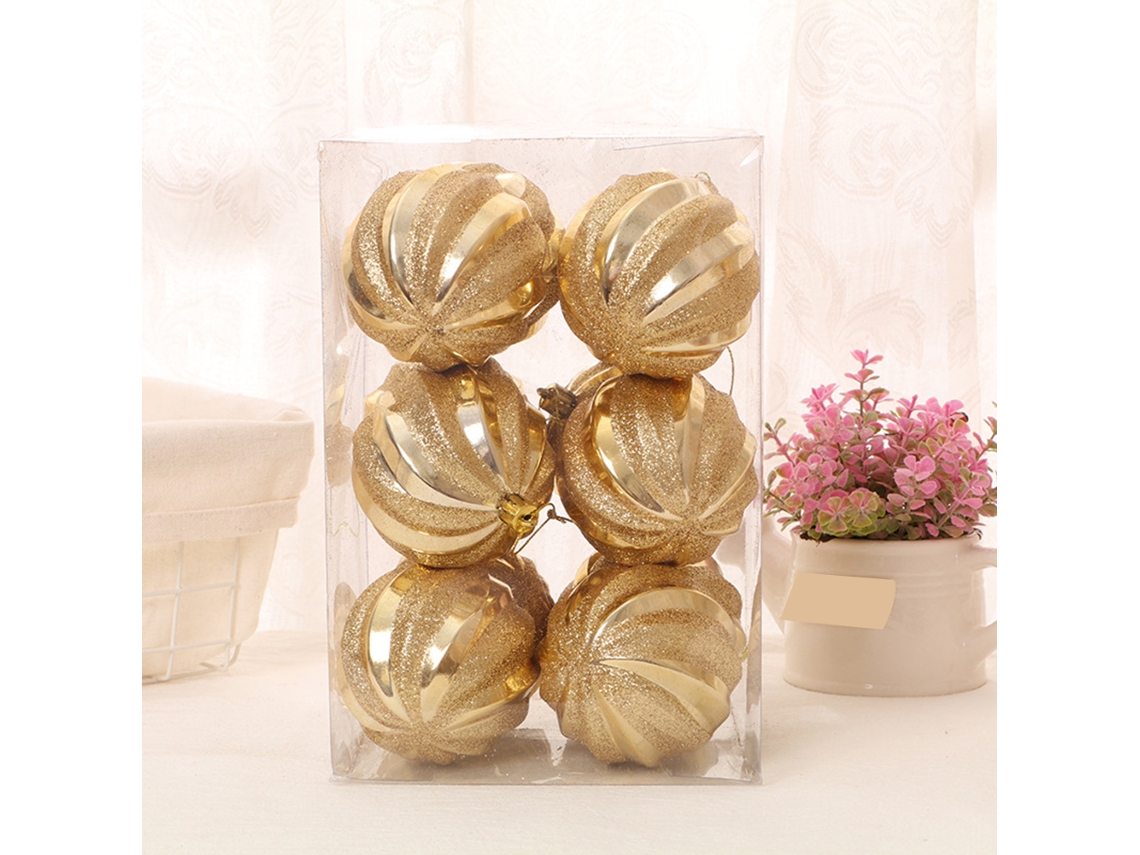 Laxiscreed Bolas De Natal Decorativas De Luxo Com Fio, Pintadas À Mão Para Ambientes Natalícios Especiais