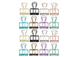 Pinzas De Enlace De Cola Larga Multicolor Clip De Ensamblaje Hueco Para Oficina Decorativo (s)