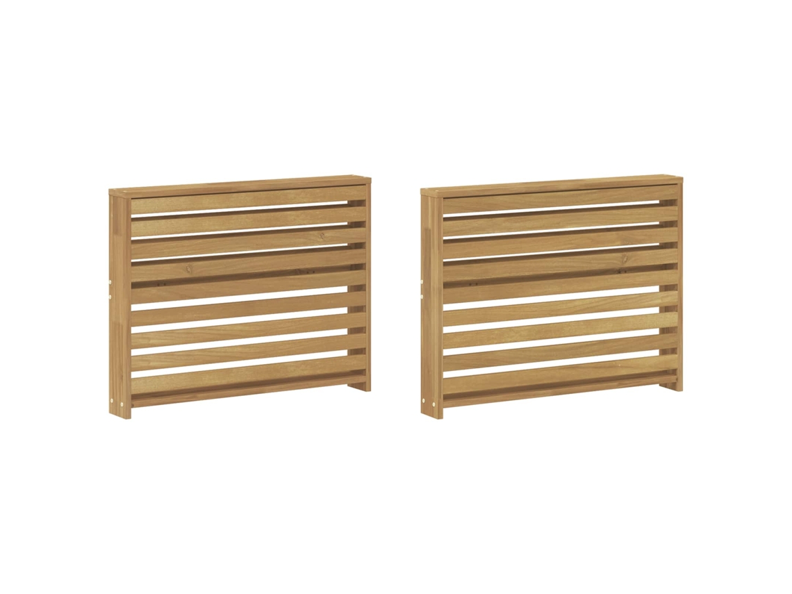 Vidaxl Módulo De Braços 2 Pcs Branco 78,5 X 10 X 61 Cm