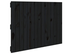 Wall Headboard, Wall Headboards Vidaxl Preto Madeira De Pinho (95.5 X 60 Cm)
