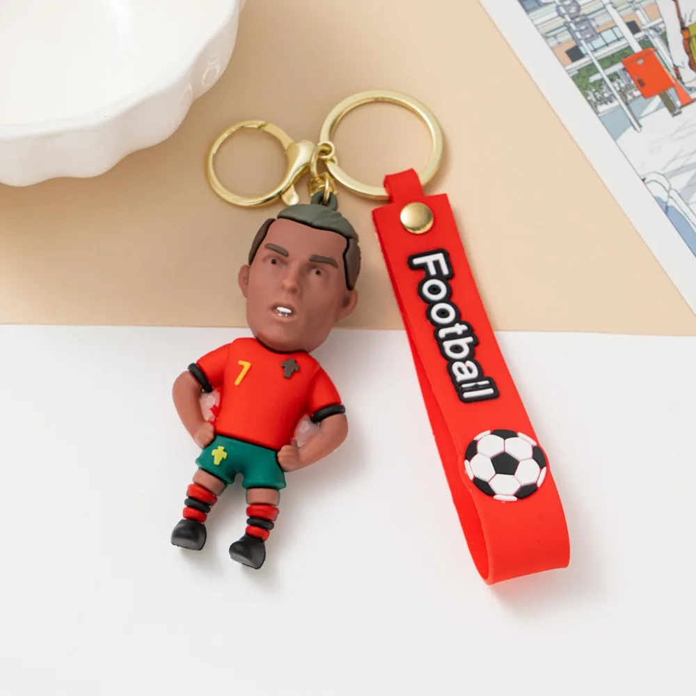 Chaveiros, Enfeites E Lembrancinhas Com Figuras De Jogadores De Futebol Em Pvc.