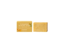 Sabonete de Banho Viareline Turmeric Clareador Hidrata Profundo Limpeza Suave
